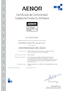 Certificado Mantenibilidad EvalCOMIX-FLOASS_MD